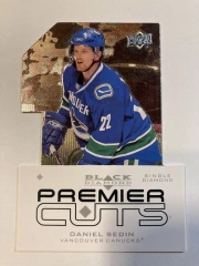 2008-09 Black Diamond Premier Die-Cut #PDC18 Daniel Sedin Canucks